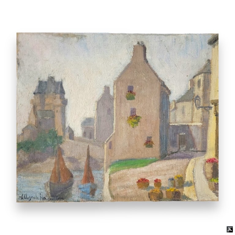 Hildegarde Hamilton (USA 1898-1970) Double Oil (1 of 2)