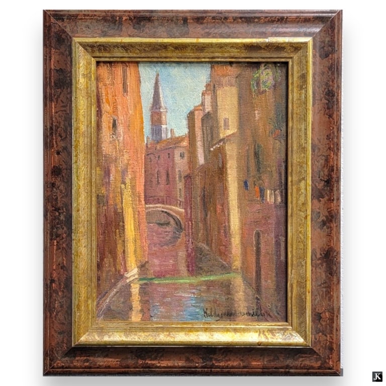 Hildegarde Hamilton (USA 1898-1970) Venice Oil (1 of 4)