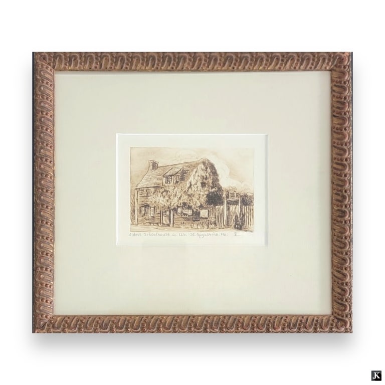 Edith W. Oliver (USA 1889-1979) Signed Lithograph (1 of 3)