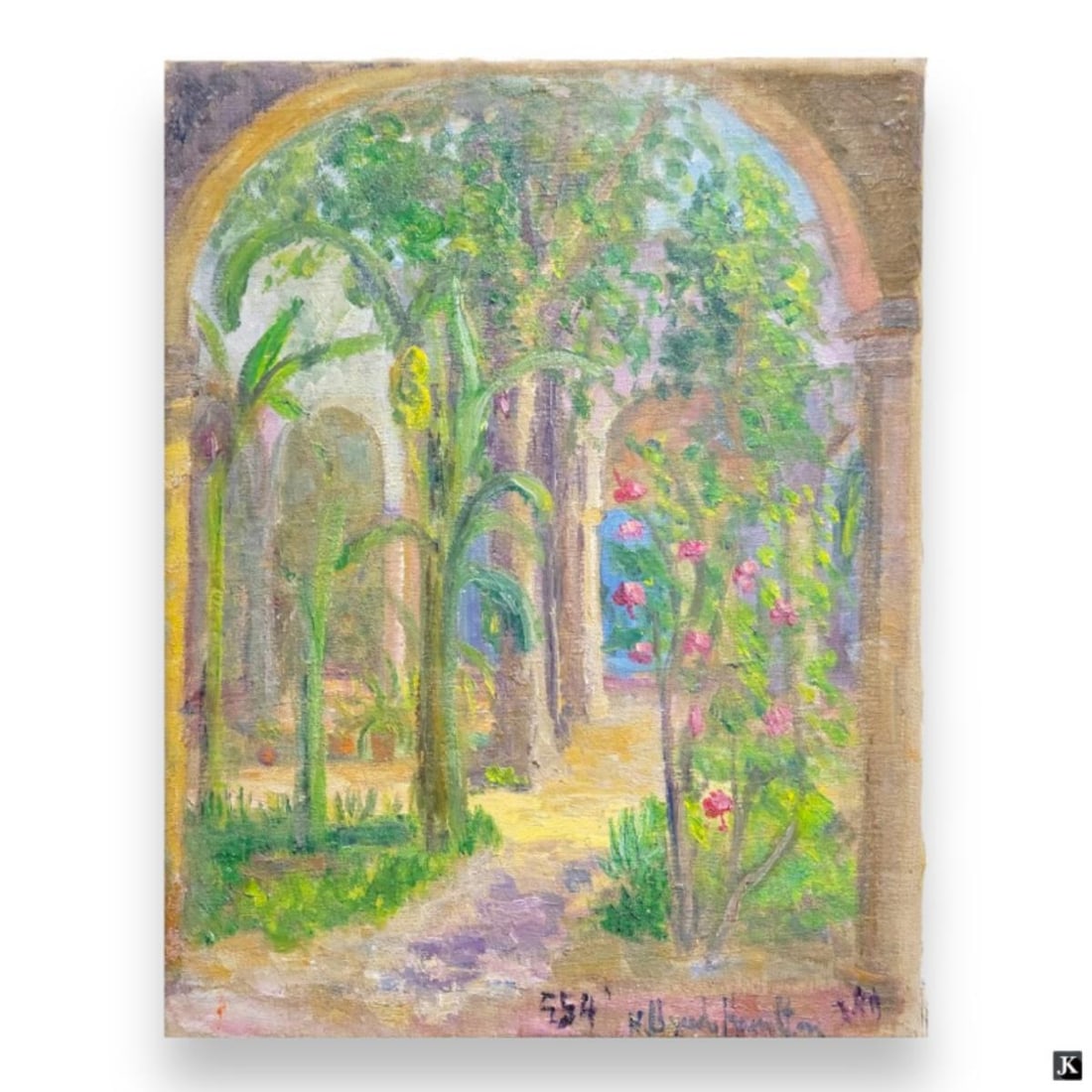 Hildegarde Hamilton (USA 1898-1970) Double Oil (1 of 3)