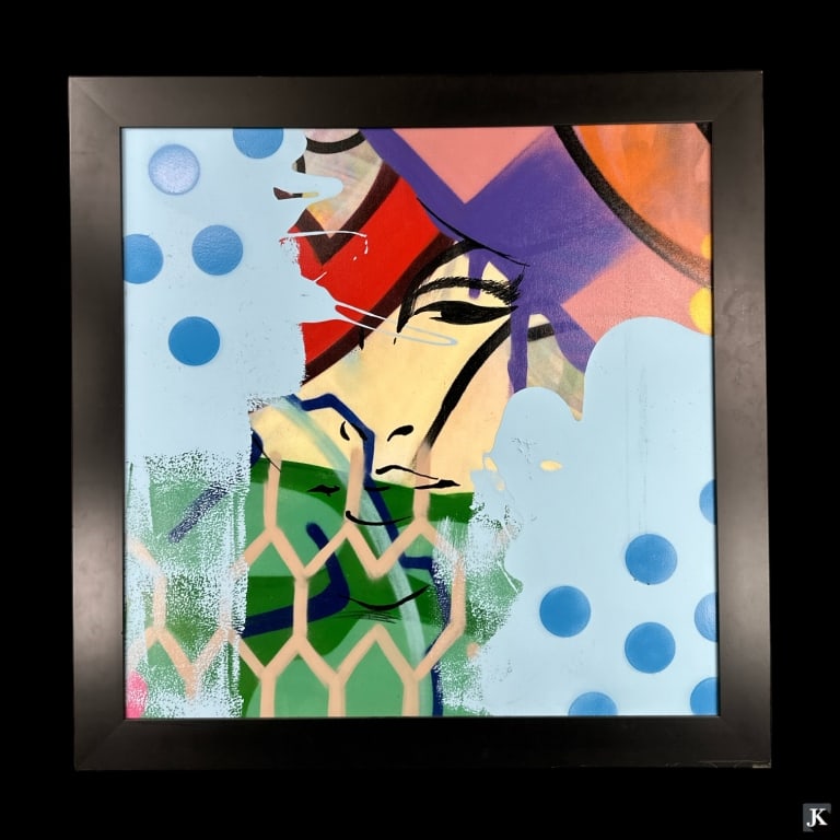 Crash John Matos (USA B1961) Oil Painting On Canva (1 of 7)