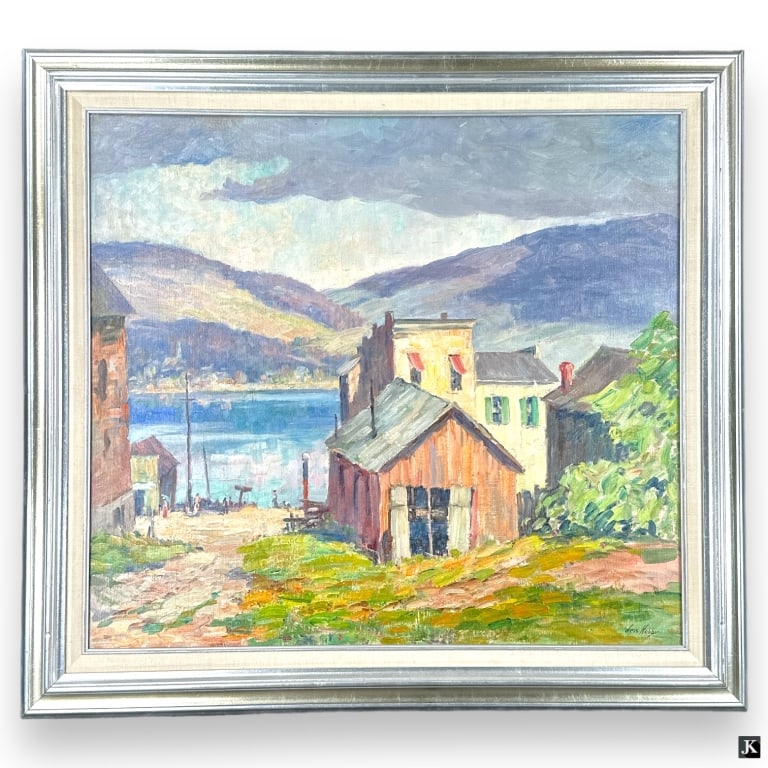 Jesse Hobby (USA 1871-1938) Landscape Oil/Canvas (1 of 5)