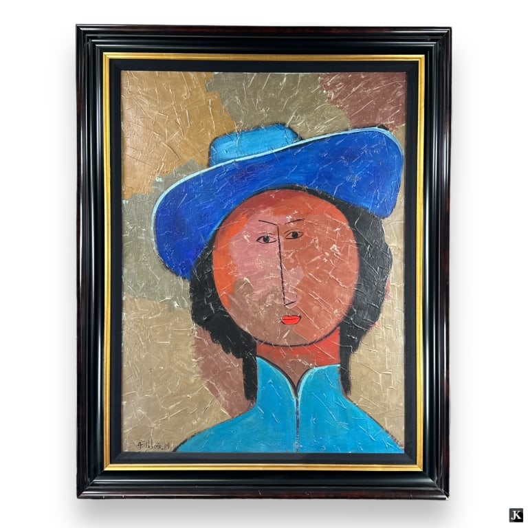 Alberto Ulloa (DOMINICA 1950-2011) Portrait Oil (1 of 7)