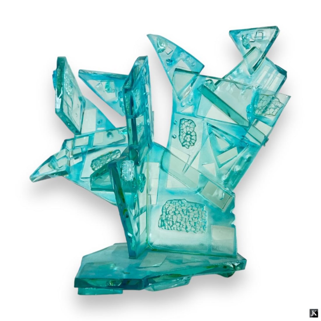 Susan Pelish (USA B1946) Abstract Glass Sculpture (1 of 4)