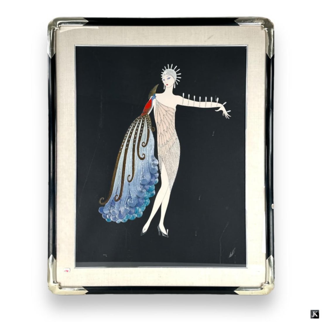 Erte (RUSSIA 1892-1990) "Diva I" LE Serigraph (1 of 7)