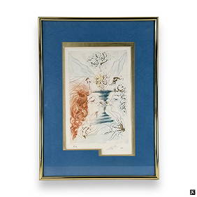Salvador Dali "The Kiss" Artist Proof Lithograph (1 of 6)
