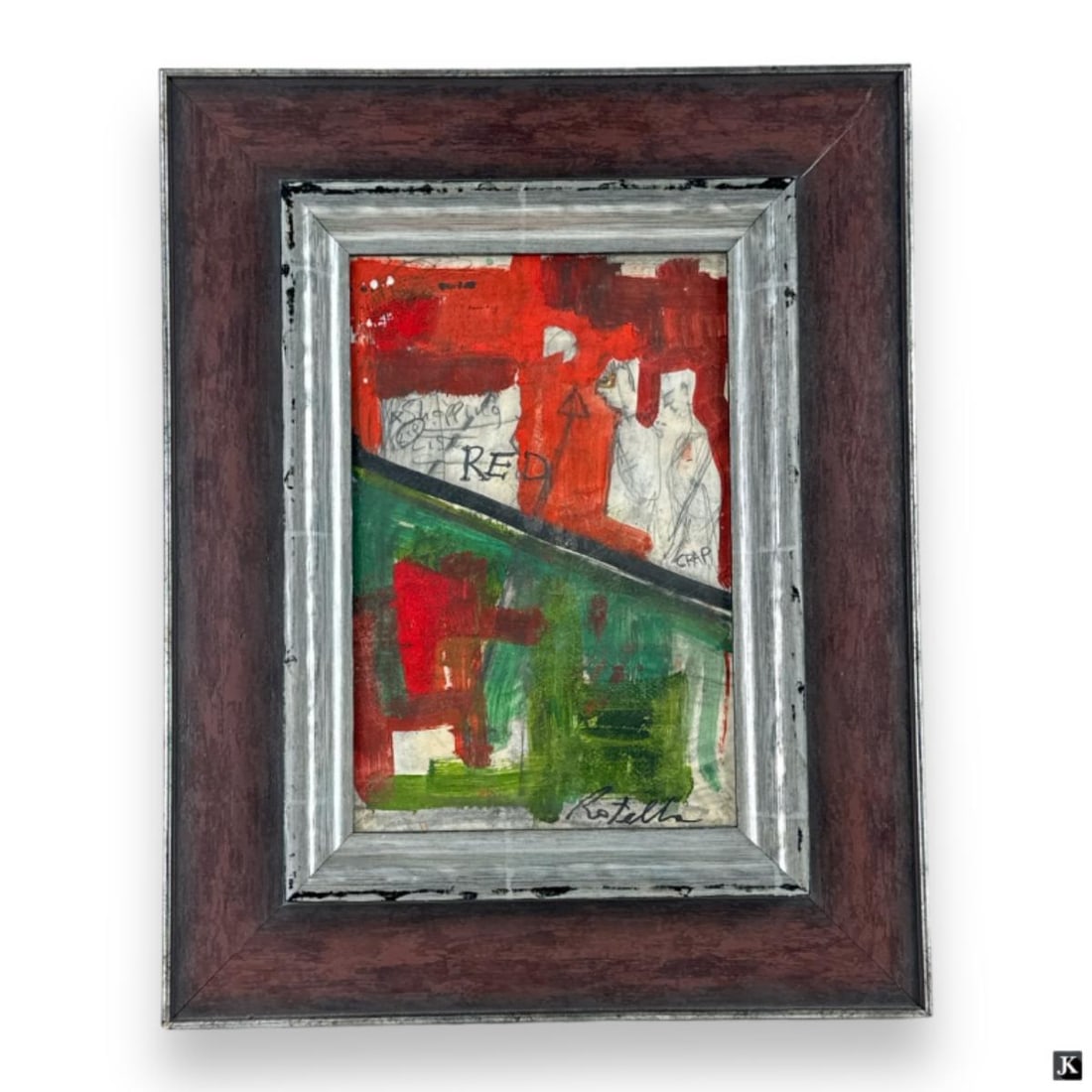 Mimmo Rotella (ITALY 1918-2006) Mixed Media/Paper (1 of 4)