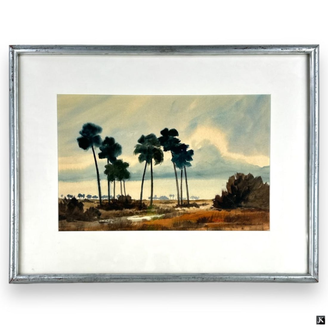 Paul Montgomery (USA 20th) Florida Landscape W/C (1 of 4)