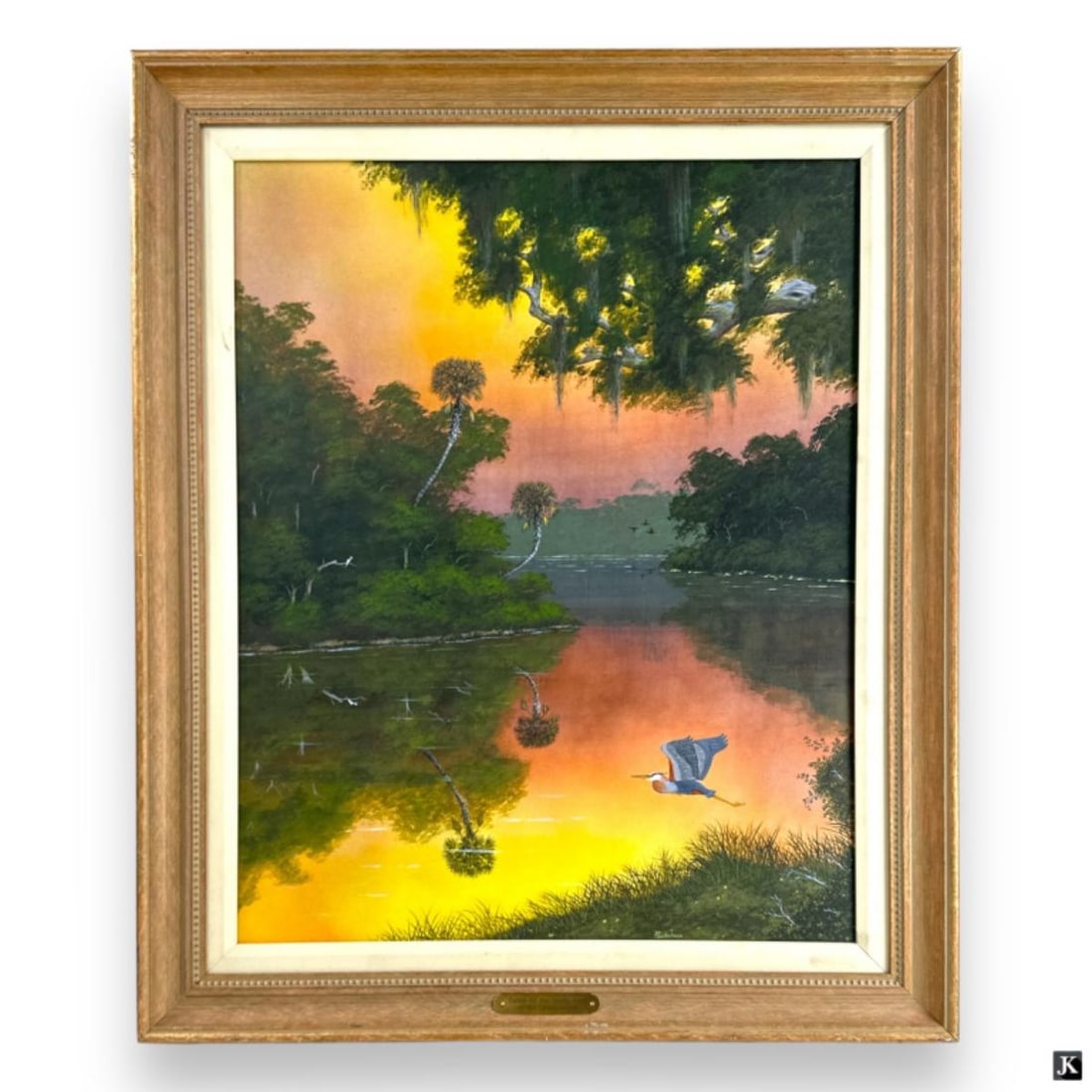 Ray Plockelman (USA B1943) Florida Oil On Board (1 of 6)