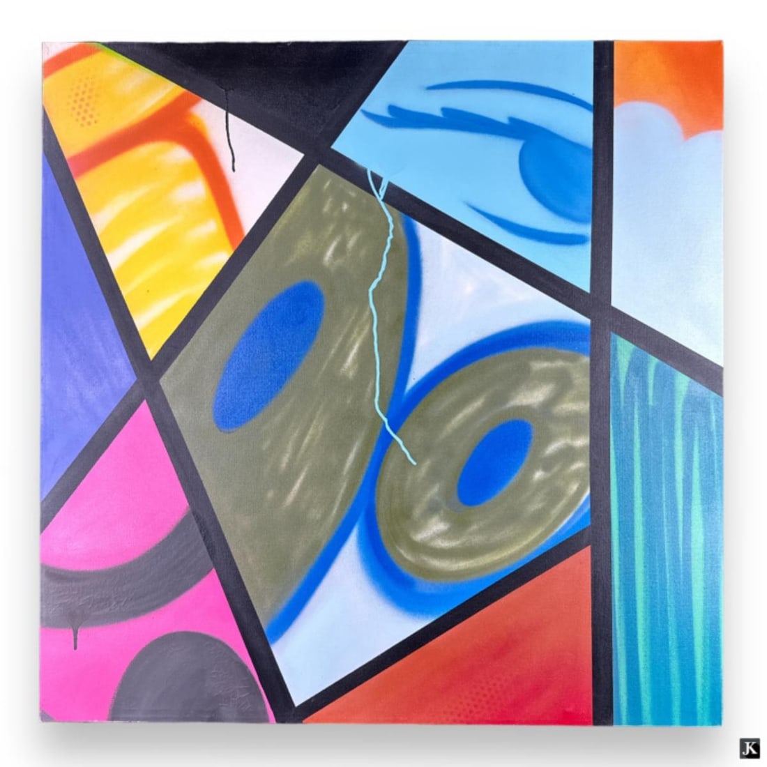 John Crash (USA B1961)Acrylic On Canvas (1 of 7)