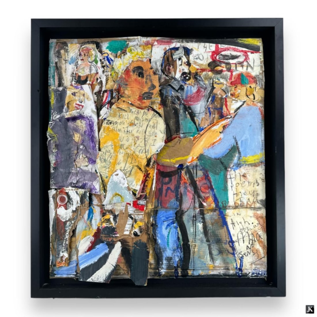 Jim Bloom (USA B1968) 3D Mixed Media On Cardboard (1 of 7)