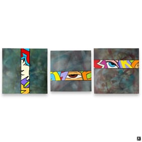 John Crash (USA B1961) Tripping The Light Triptych