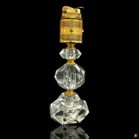 Baccarat Style Crystal Table Lighter