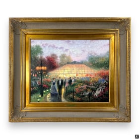 Thomas Kinkade Color Lithograph on Canvas