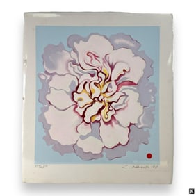 Lowell Nesbitt (USA 1933-1993) "Pink Camelia" Lith