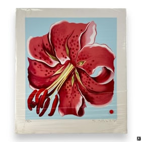 Lowell Nesbitt (USA 1933-1993) "Red Spotted Lily"