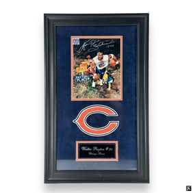 Walter Payton Autographed Photograph Certified