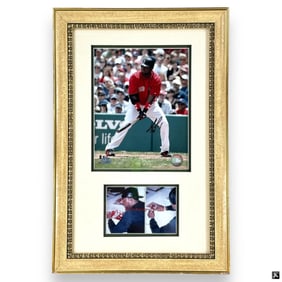 David Ortiz Rex Sox Autographed Photograph Framed