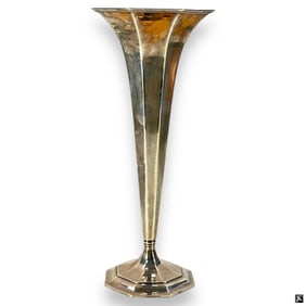 Tiffany & Co. Sterling Trumpet Vase