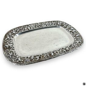 Kirk Sterling Repousse Tray