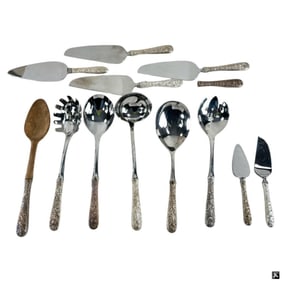 12 Kirk/Stieff Sterling Handled Serving Pieces