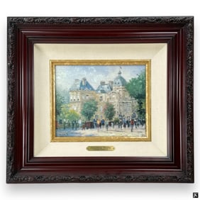 Thomas Kinkade Color Lithograph on Canvas