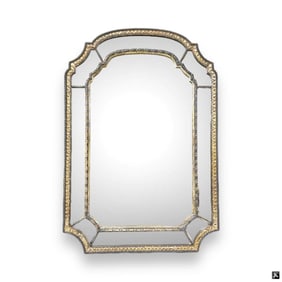 Decorative Italian Gilt Wood Mirror