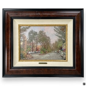 Thomas Kinkade Color Lithograph on Canvas