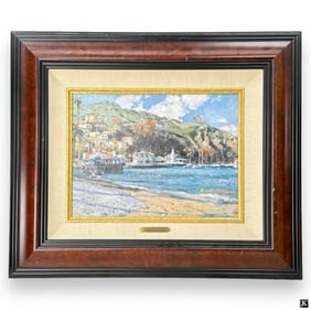 Thomas Kinkade Color Lithograph on Canvas