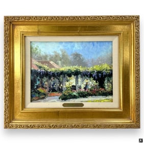 Thomas Kinkade Color Lithograph on Canvas