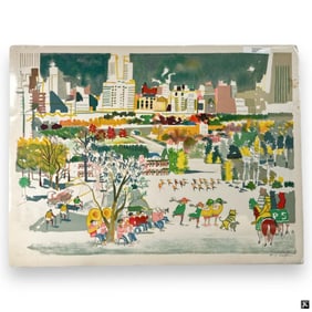 Dong Kingman (USA 1911-2000) Color Lithograph