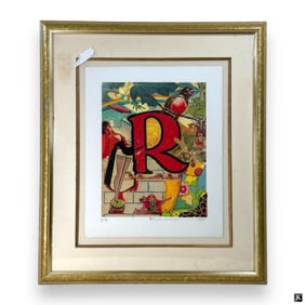 Bruce Helander (USA B1947) LE "R" Lithograph