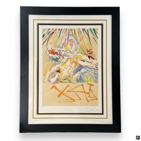 Dali Color Lithograph La Pieta Nera, 1974