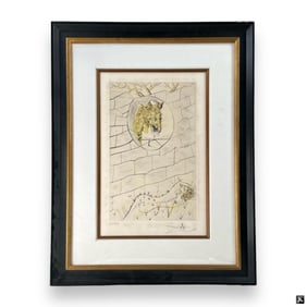 Salvador Dali "The Beloved Looks Forth" Lithograph