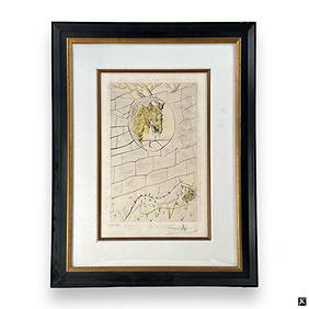 Salvador Dali "The Beloved Looks Forth" Lithograph (1 of 5)