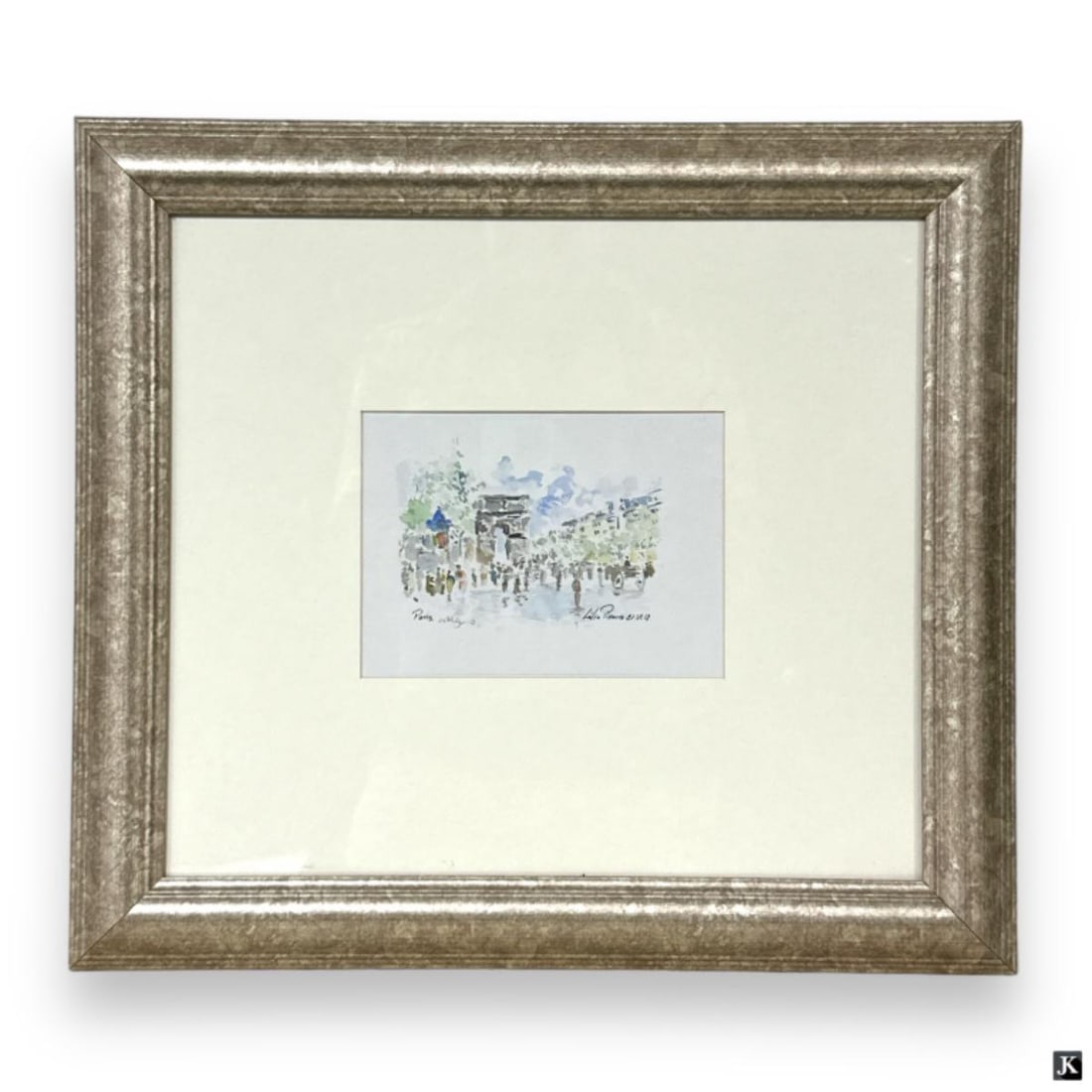 Lelia Pissarro (FRANCE B1963) Watercolor On Paper (1 of 6)