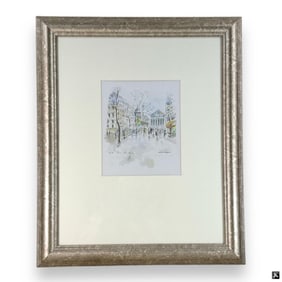 Lelia Pissarro (FRANCE B1963) Watercolor On Paper