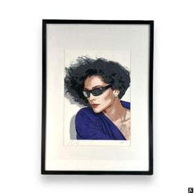 Jim Ceravolo (USA B1953) Woman Portrait Lithograph