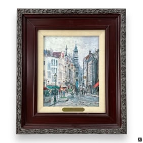 Thomas Kinkade Color Lithograph on Canvas