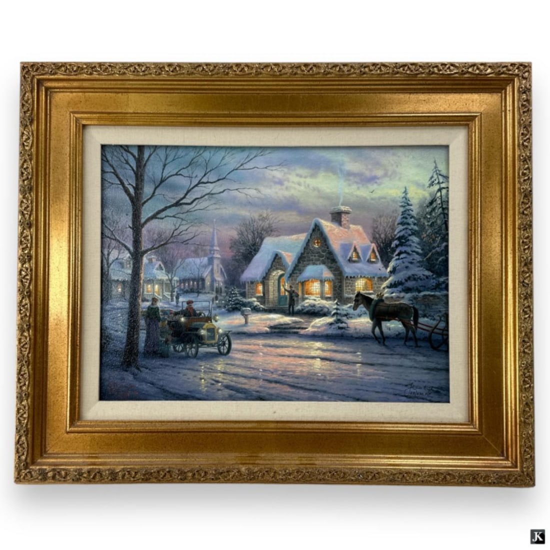 Thomas Kinkade Color Lithograph on Canvas (1 of 6)