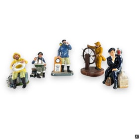 Four (4) Royal Doulton Porcelain Figurines + 1