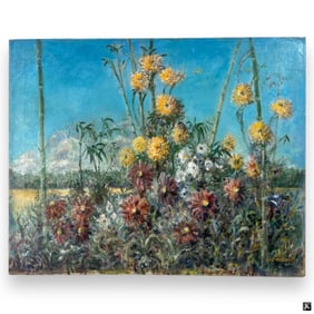 Nell Warner (USA 1891-1970) Landscape Oil/Canvas