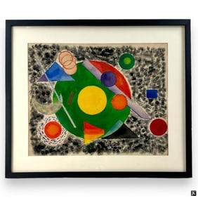 Attr Sonia Delaunay (FRANCE 1885-1979) Watercolor