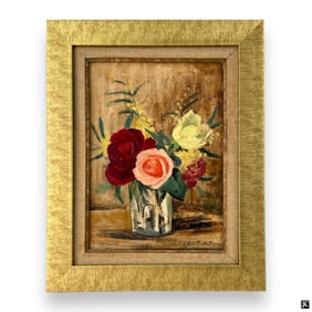 Luc Tullat (FRANCE B1895) Still Life Oil / Canvas