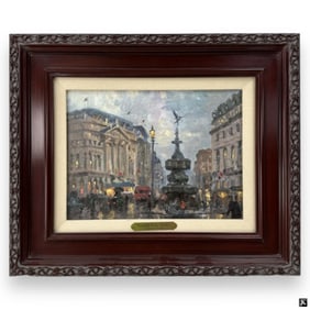 Thomas Kinkade Color Lithograph on Canvas
