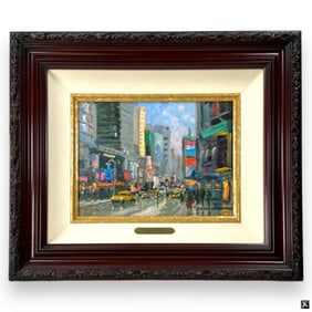 Thomas Kinkade Color Lithograph on Canvas