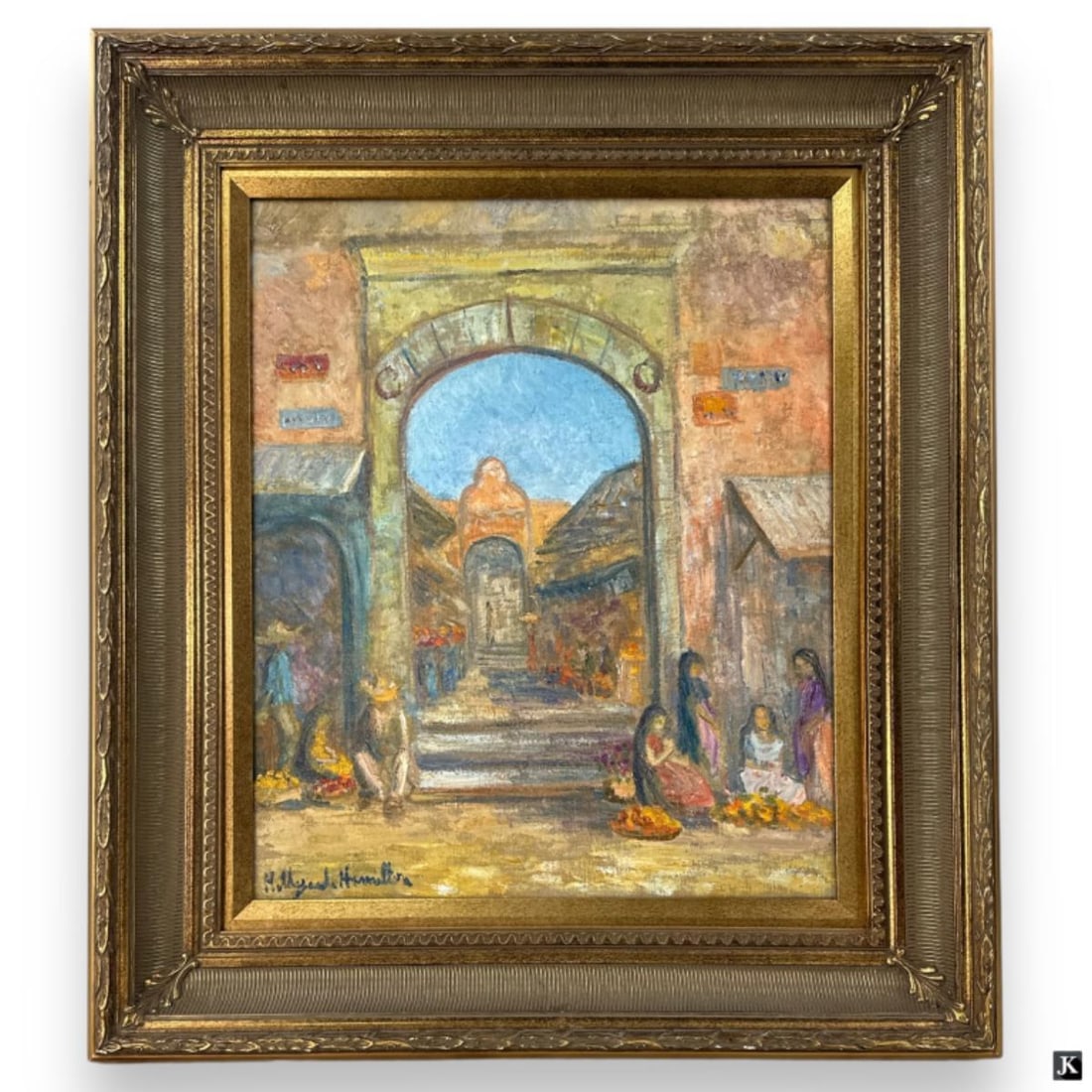 Hildegard Hamilton Oil/Canvas "Oaxaca" (1 of 6)