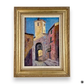 Hildegarde Hamilton (USA 1898-1970) Oil On Canvas