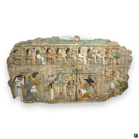 Retro Resin Egyptian Hieroglyphics Wall Art