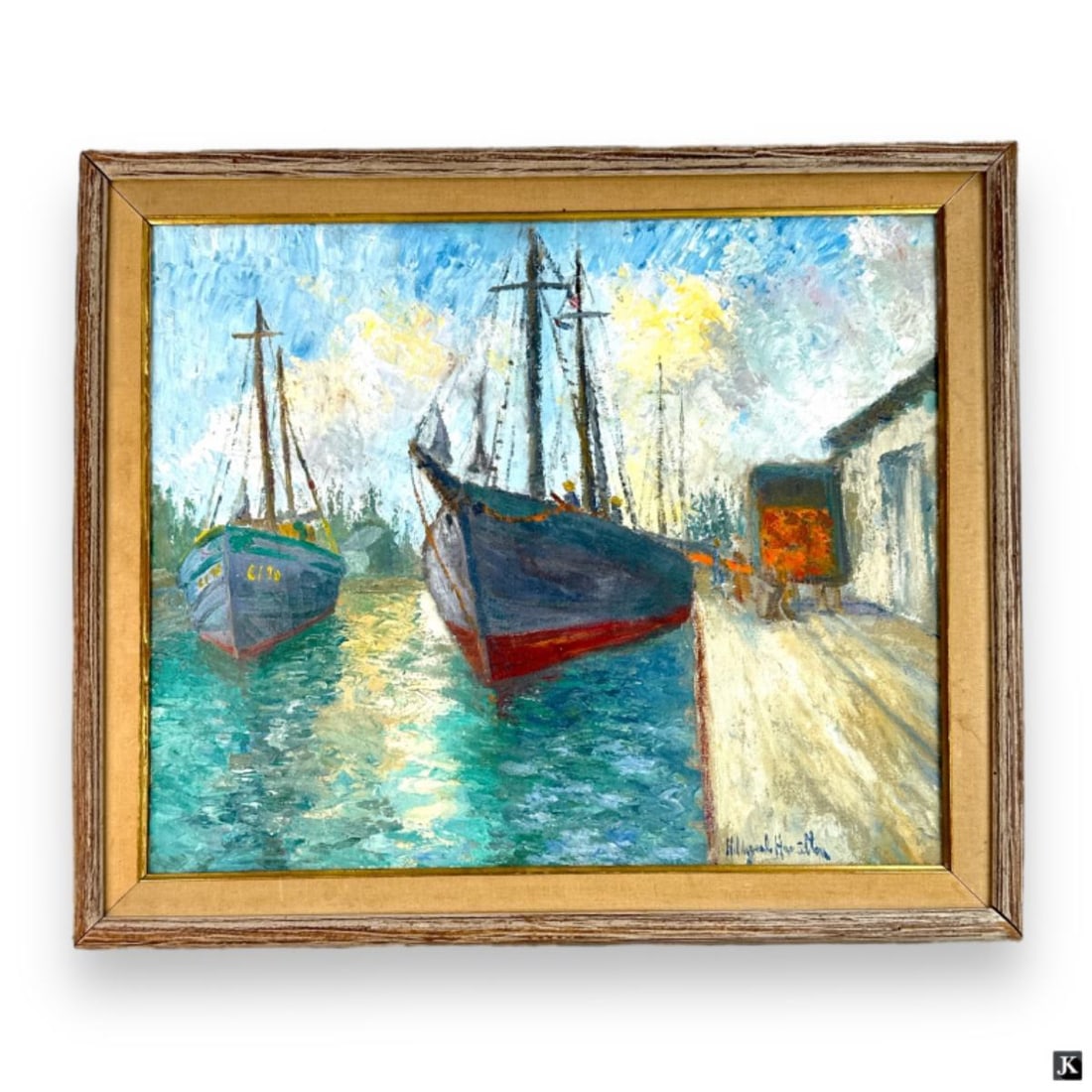 Hildegard Hamilton Impressionist O/C (1 of 5)